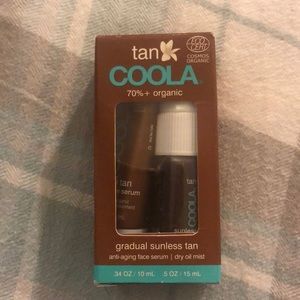Coola travel sized tanner and serum